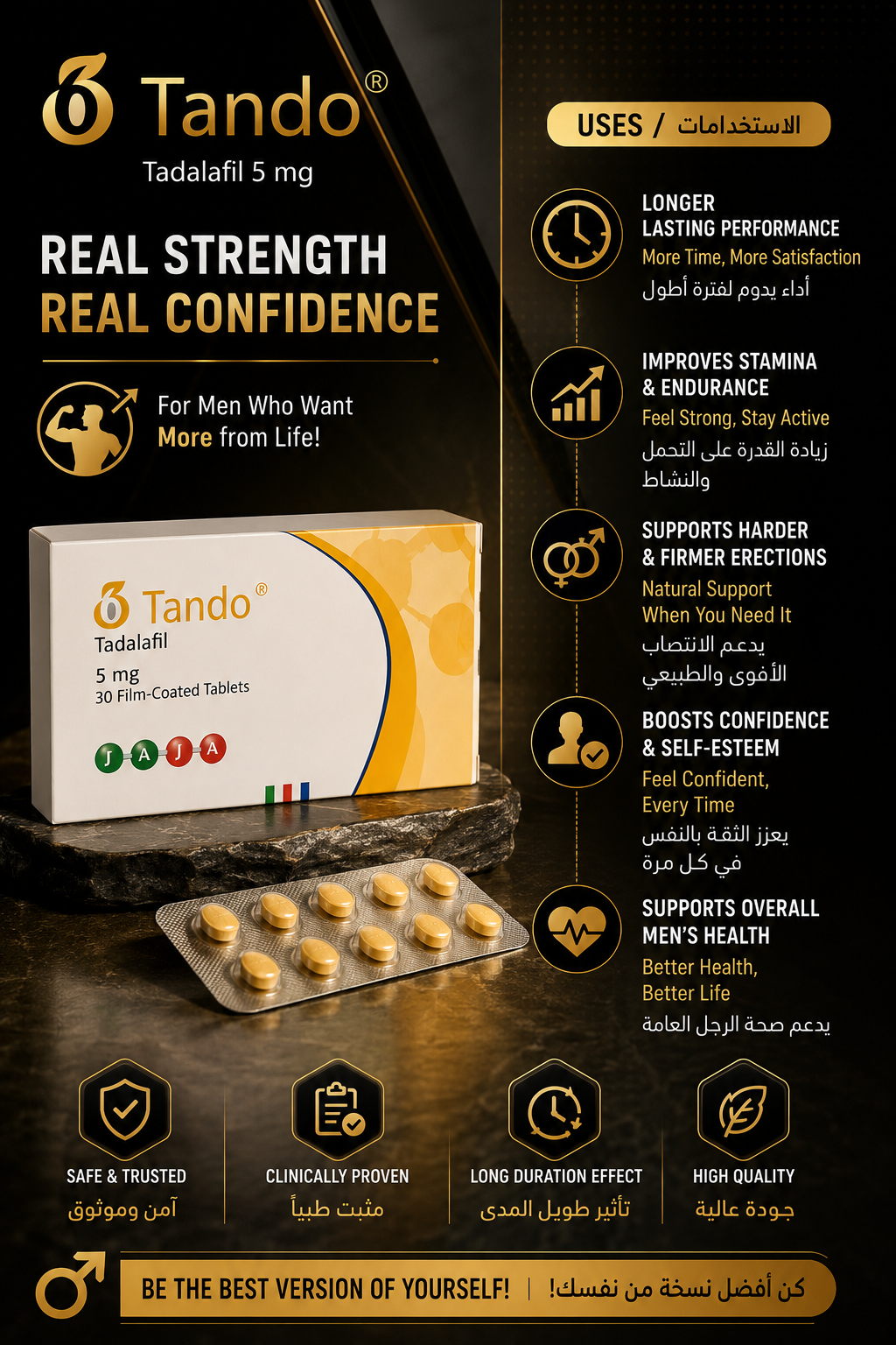 4 TABLETS | Power, Confidence &amp; Performance | القوة، الثقة والأداء