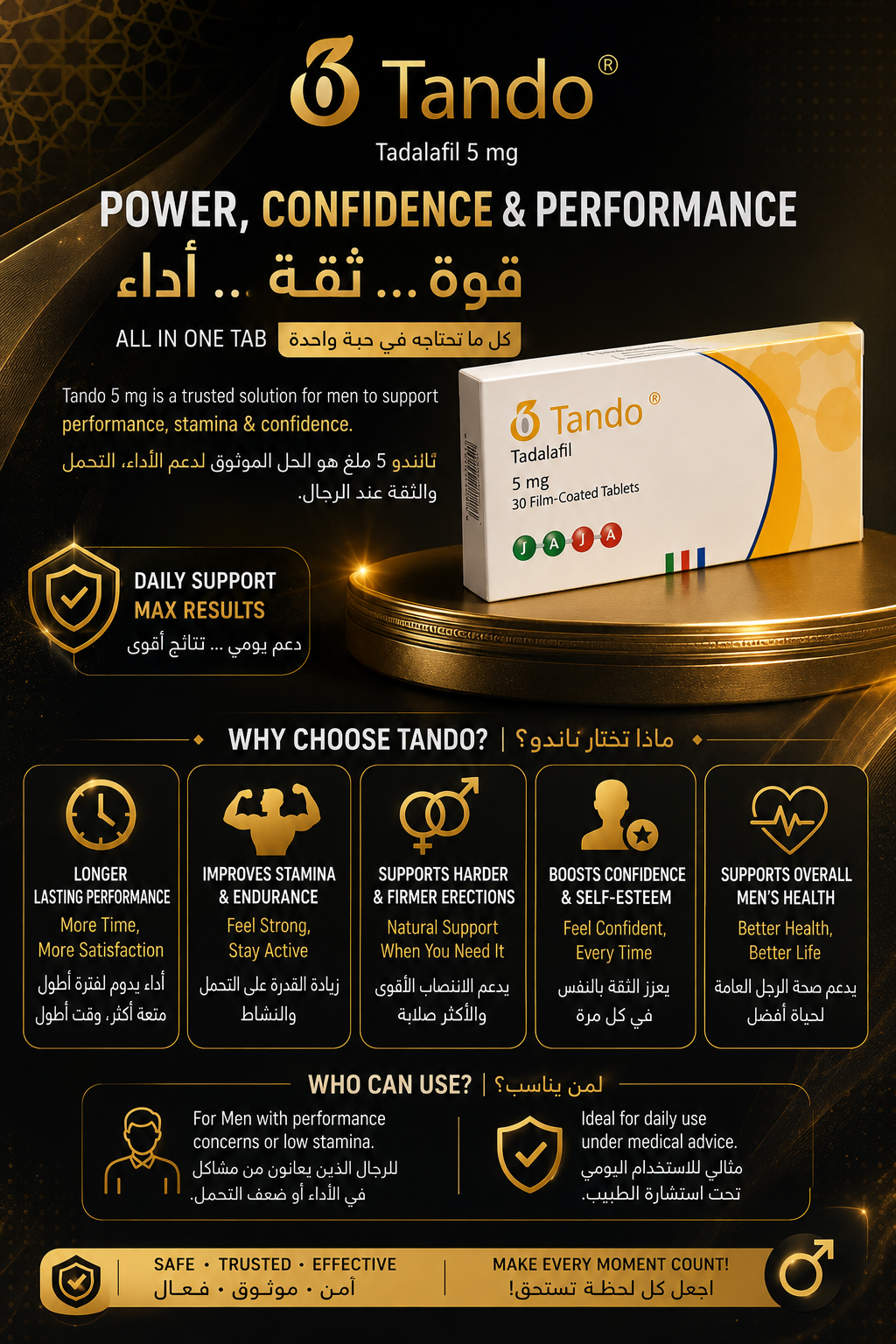 4 TABLETS | Power, Confidence &amp; Performance | القوة، الثقة والأداء